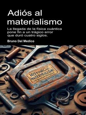 cover image of Adiós al materialismo